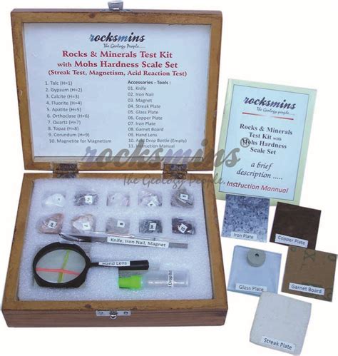 mohs hardness test kit for rocks|mohs hardness scale test kit.